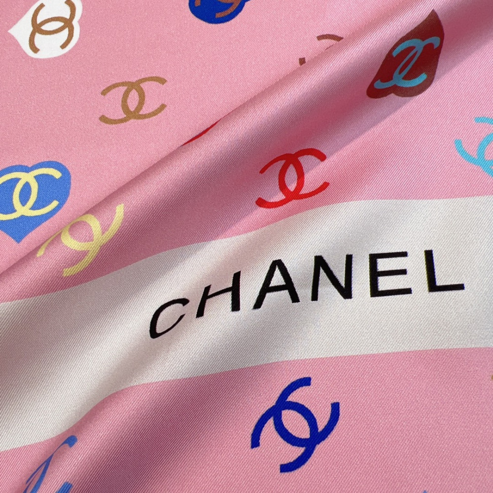 Chanel 100% silk 90cm square scarf!  