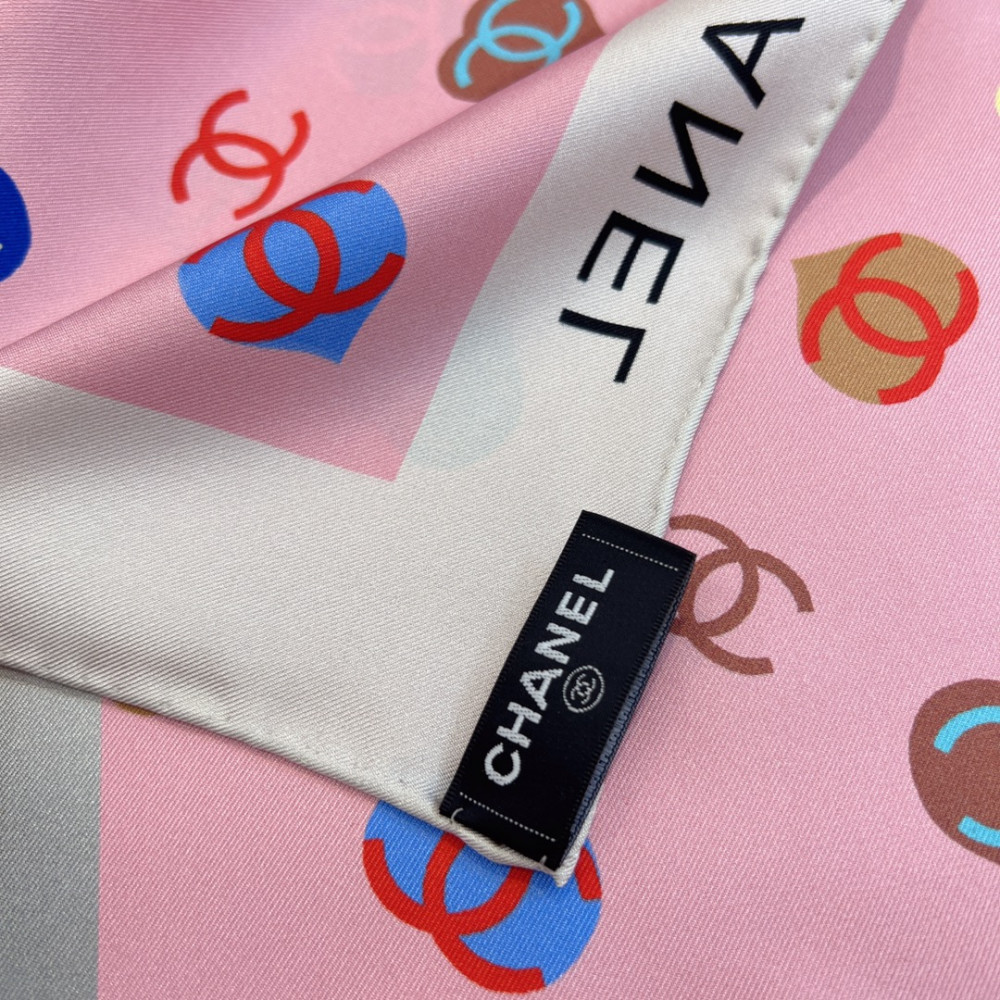 Chanel 100% silk 90cm square scarf!  