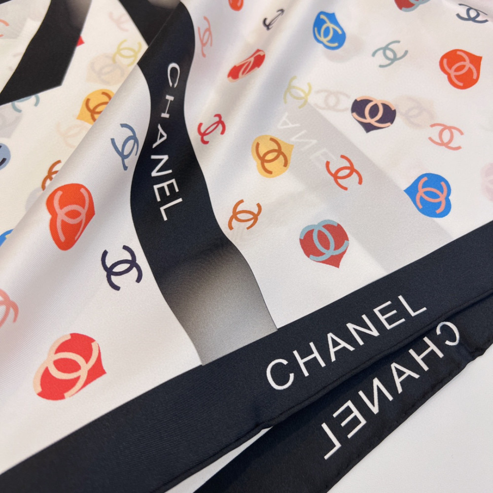 Chanel 100% silk 90cm square scarf!  