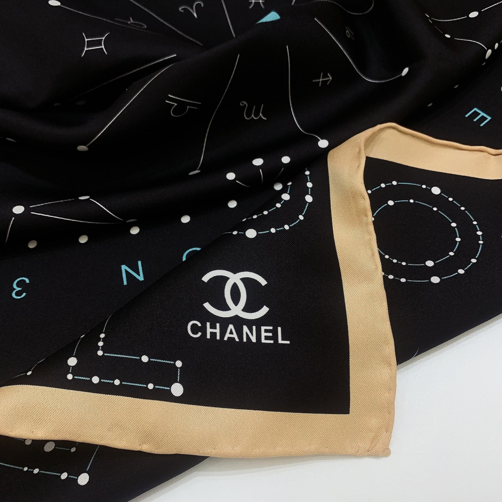 Chanel 100% silk 90cm square scarf!  