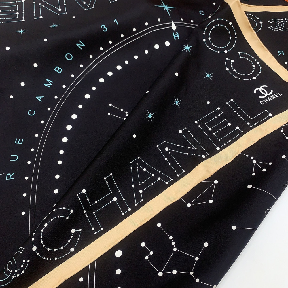 Chanel 100% silk 90cm square scarf!  