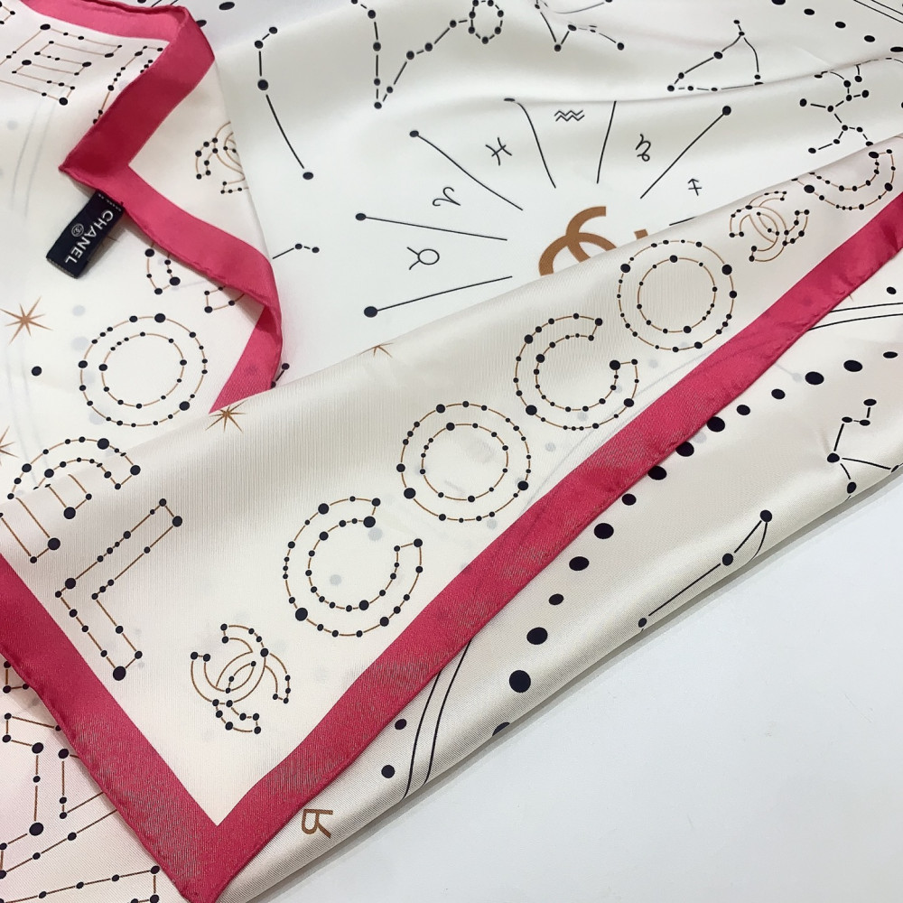 Chanel 100% silk 90cm square scarf!  