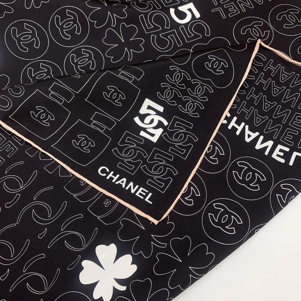 Chanel 100% silk 90cm square scarf!  