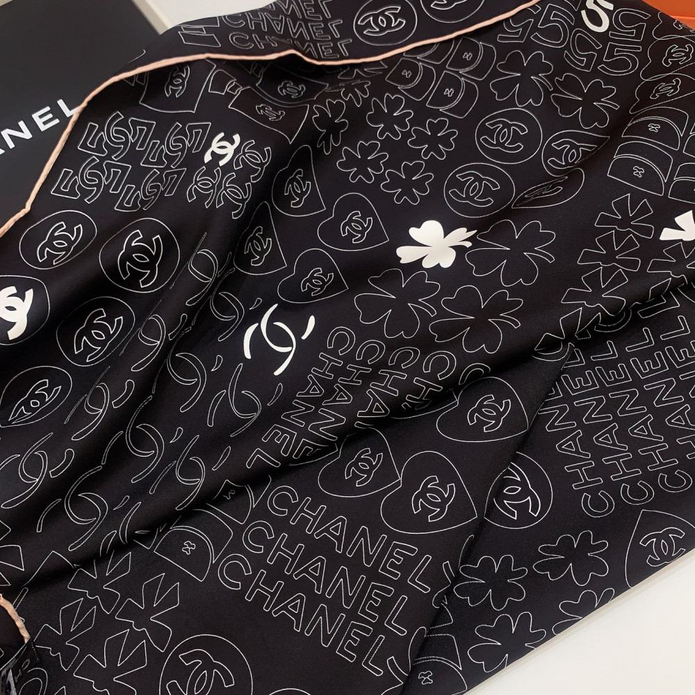 Chanel 100% silk 90cm square scarf!  