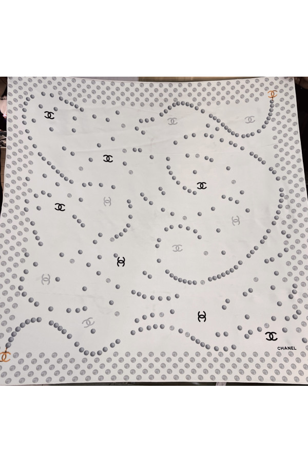 Chanel 100% silk 90cm square scarf!  