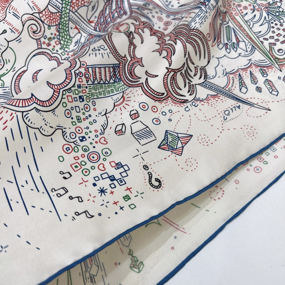 Hermès 90cm 100% Pure Silk Square Scarf!