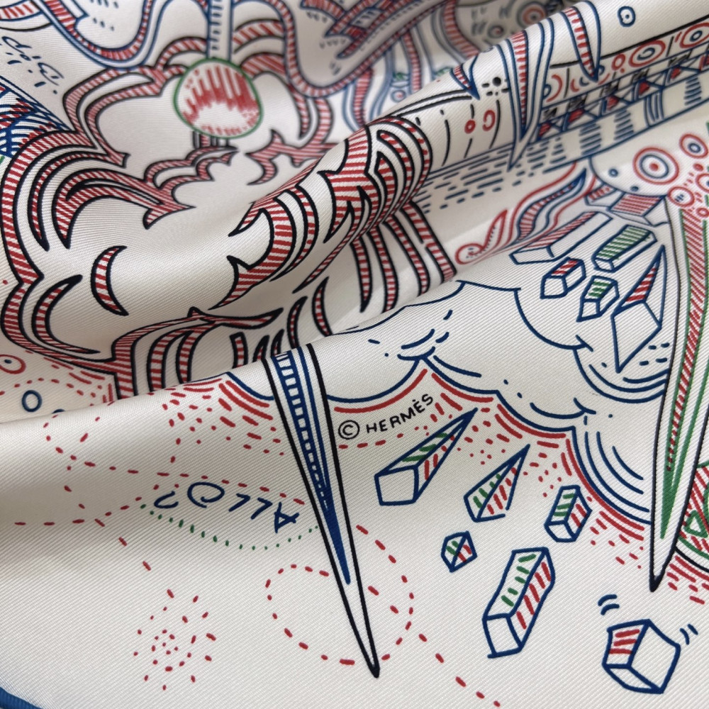 Hermès 90cm 100% Pure Silk Square Scarf!