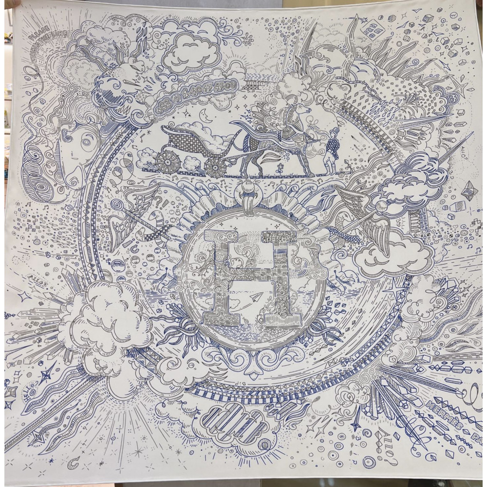 Hermès 90cm 100% Pure Silk Square Scarf!