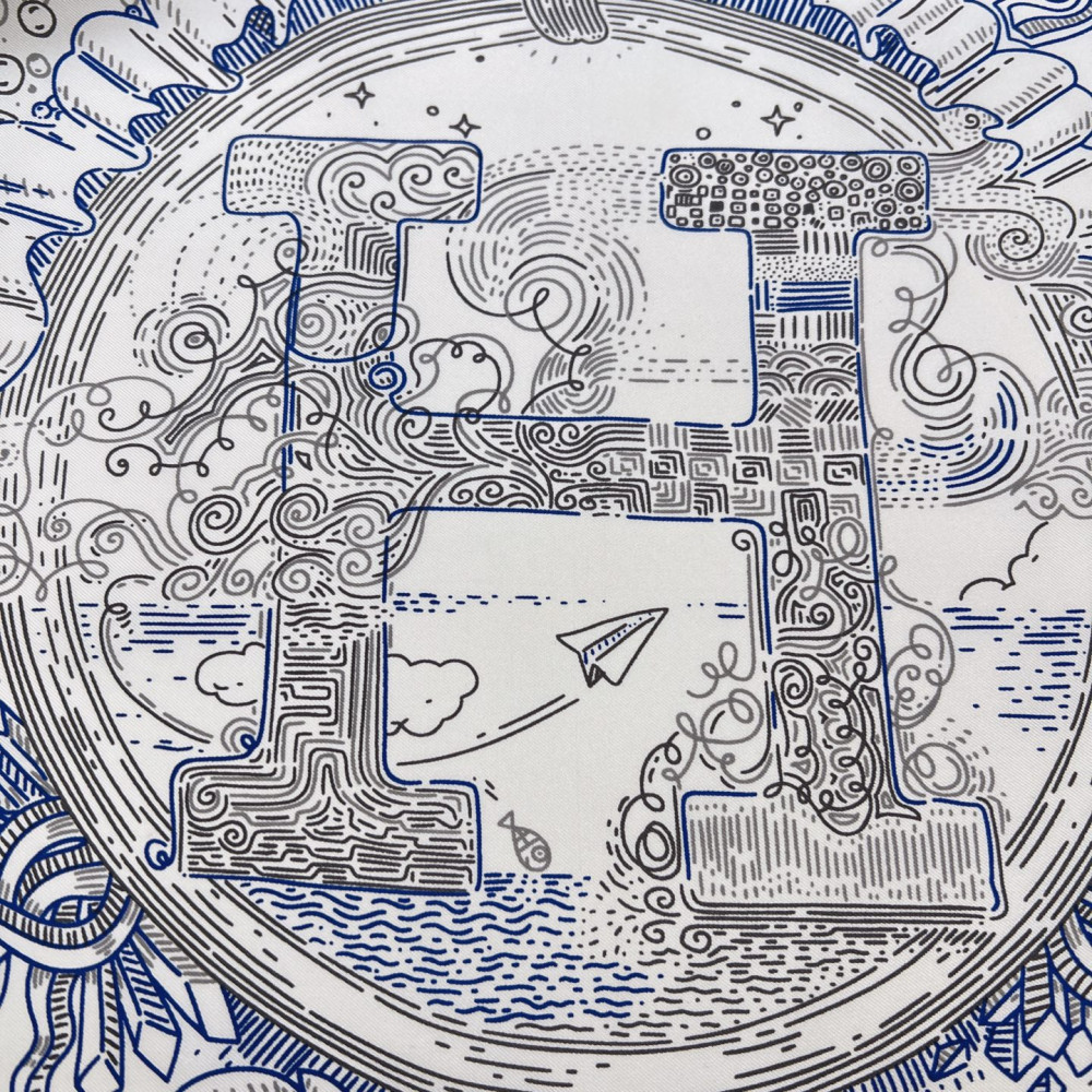 Hermès 90cm 100% Pure Silk Square Scarf!