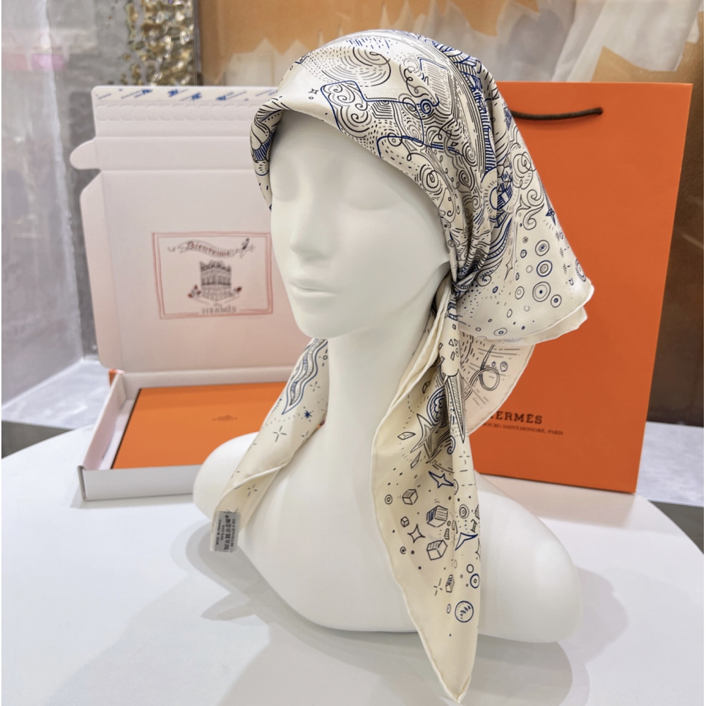 Hermès 90cm 100% Pure Silk Square Scarf!