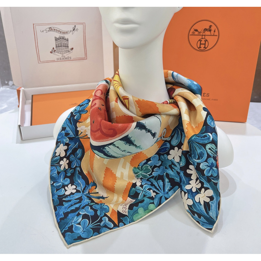 Hermès 90cm 100% Pure Silk Square Scarf!
