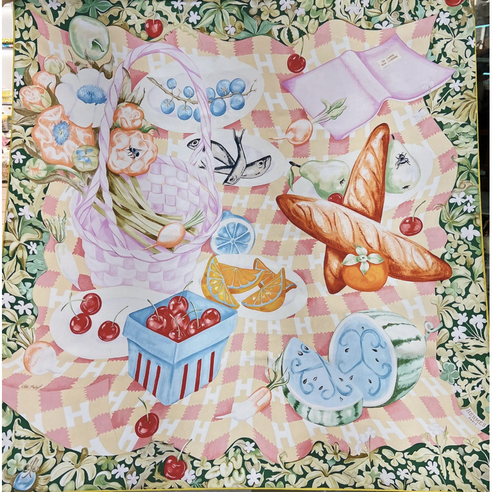 Hermès 90cm 100% Pure Silk Square Scarf!