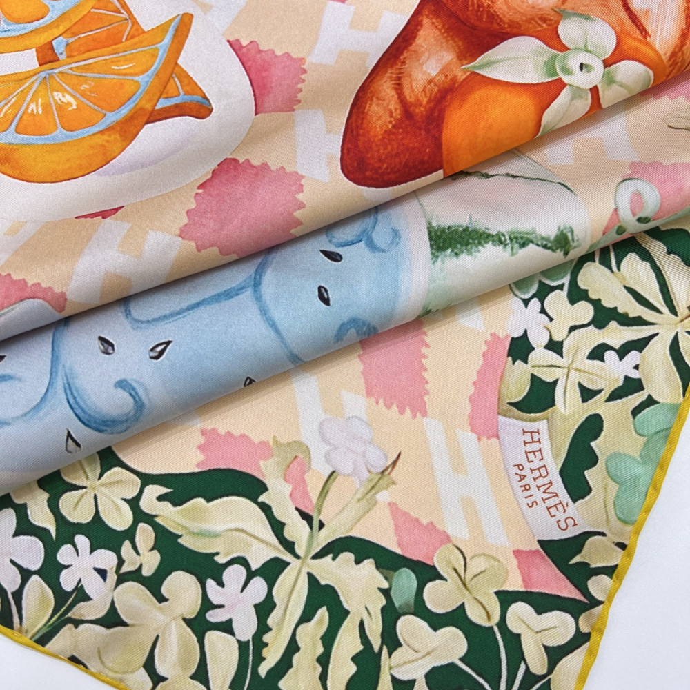 Hermès 90cm 100% Pure Silk Square Scarf!