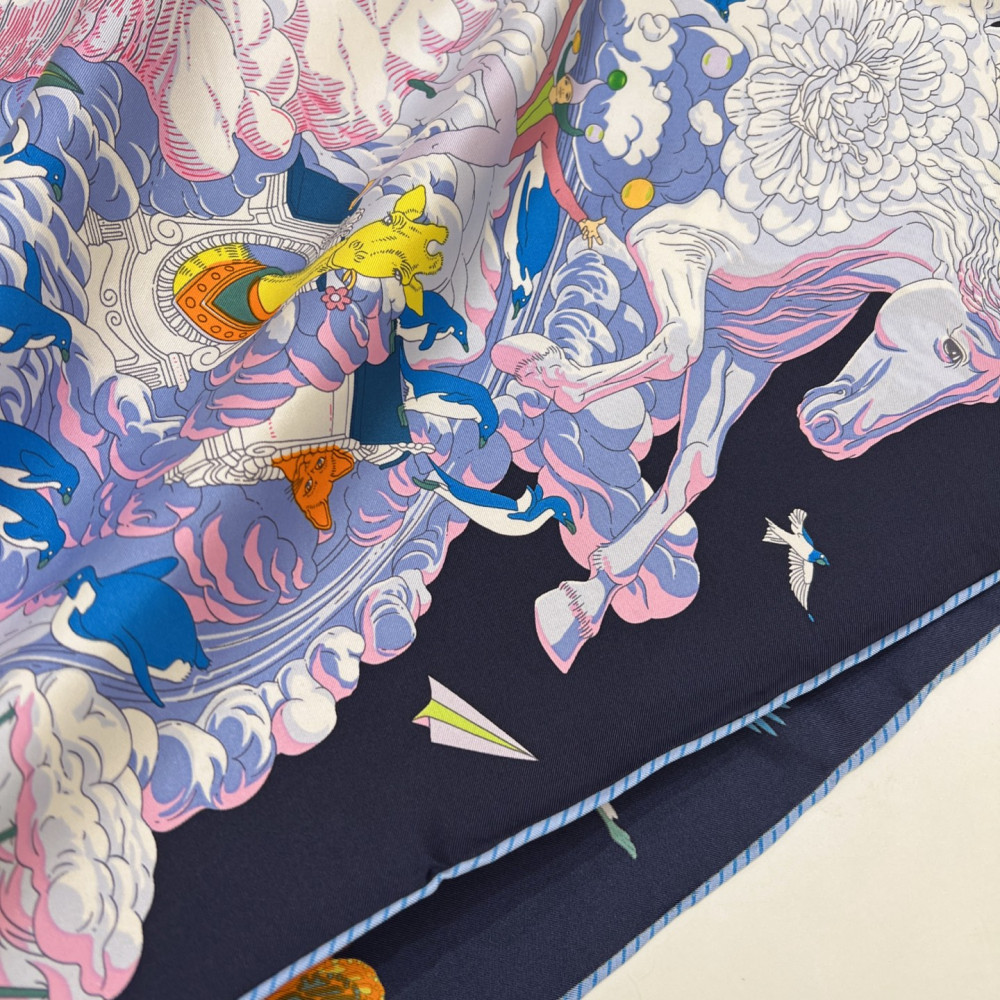 Hermès 90cm 100% Pure Silk Square Scarf!