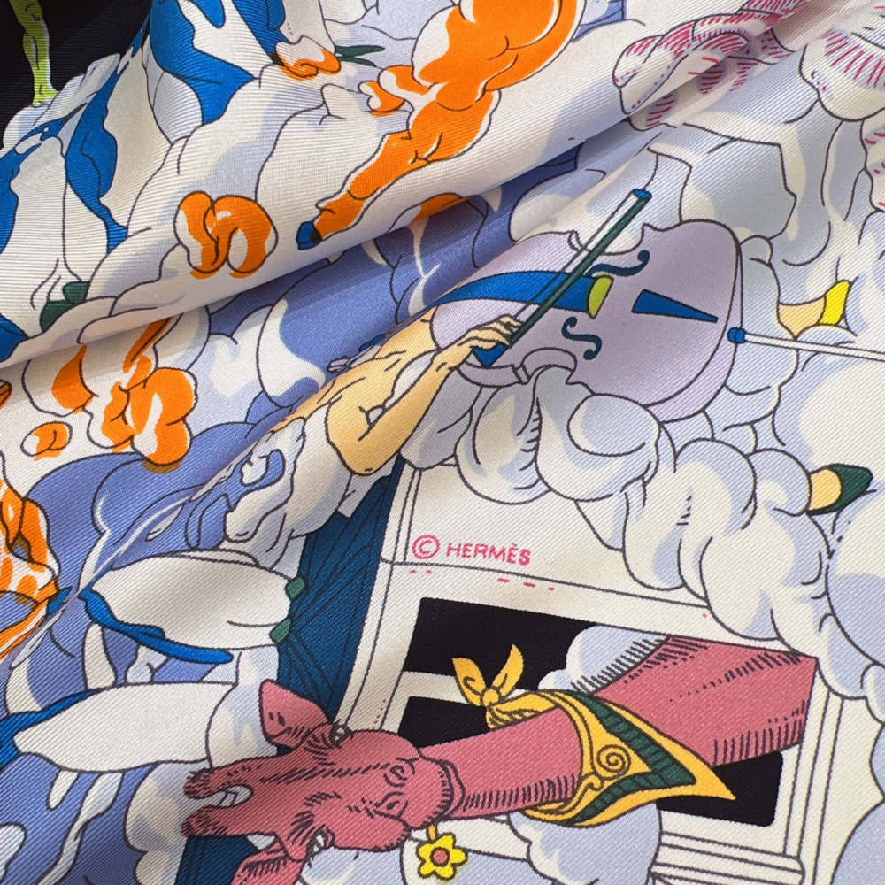 Hermès 90cm 100% Pure Silk Square Scarf!