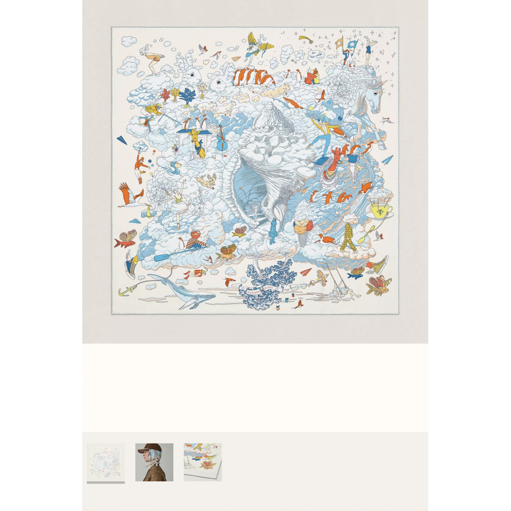 Hermès 90cm 100% Pure Silk Square Scarf!