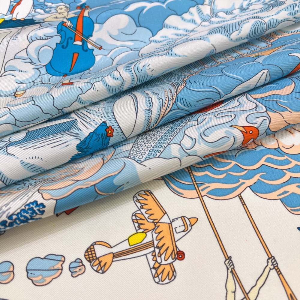 Hermès 90cm 100% Pure Silk Square Scarf!