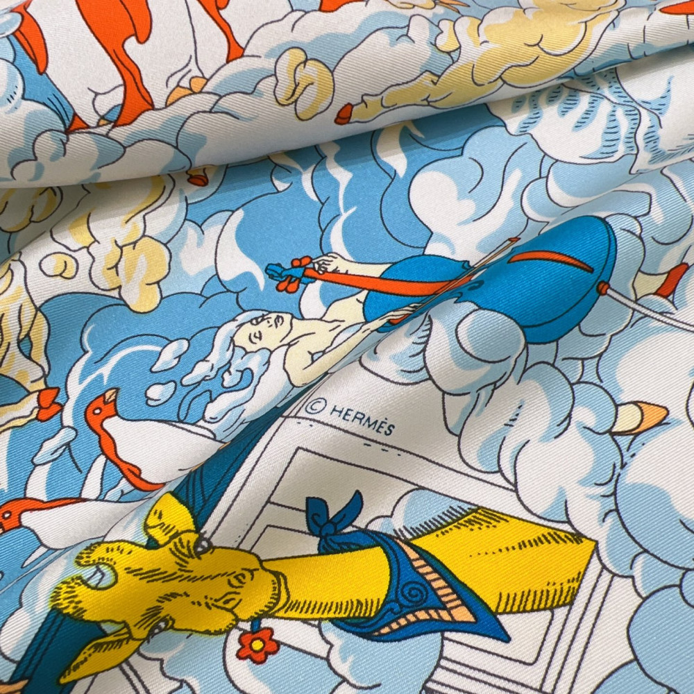 Hermès 90cm 100% Pure Silk Square Scarf!