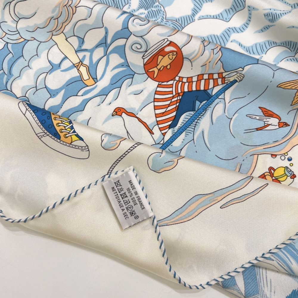 Hermès 90cm 100% Pure Silk Square Scarf!