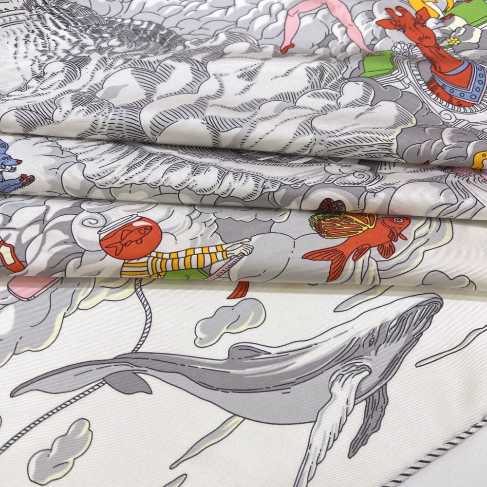 Hermès 90cm 100% Pure Silk Square Scarf!