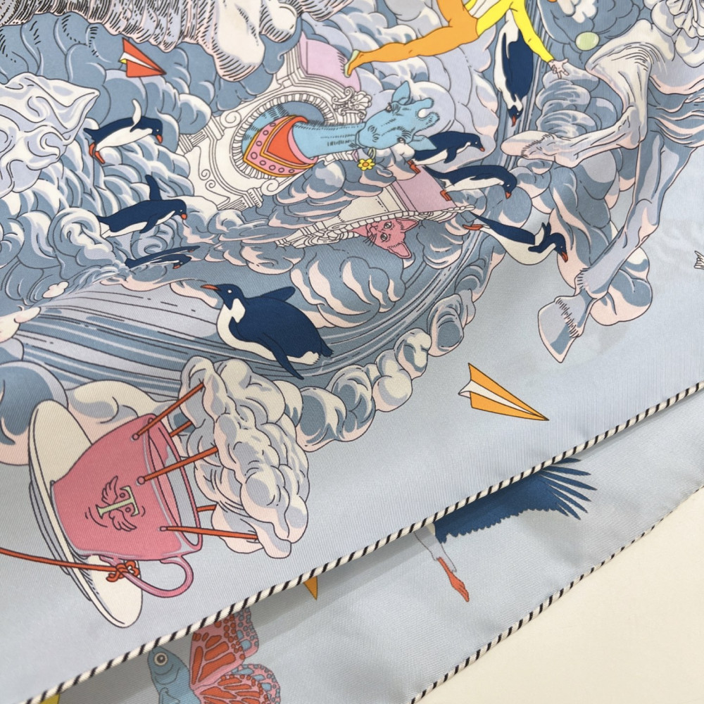 Hermès 90cm 100% Pure Silk Square Scarf!