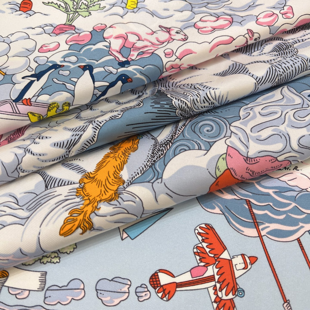 Hermès 90cm 100% Pure Silk Square Scarf!