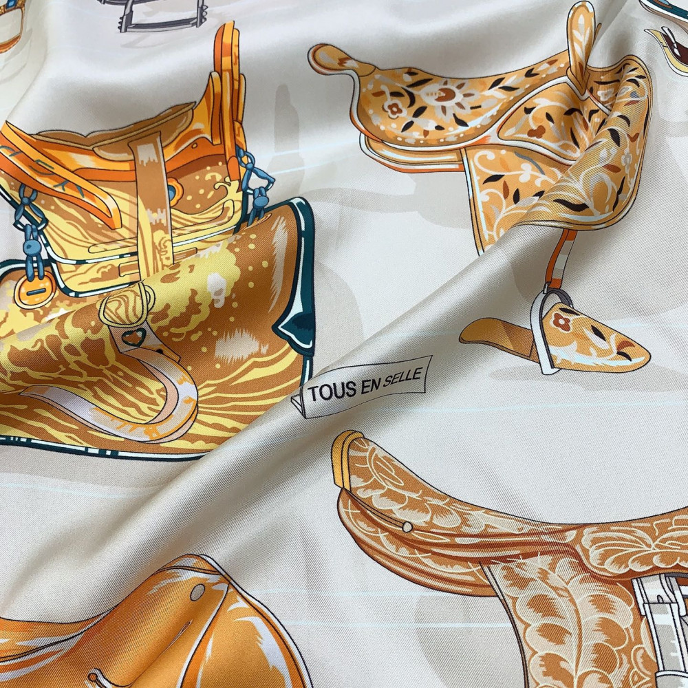Hermès 90cm 100% Pure Silk Square Scarf!