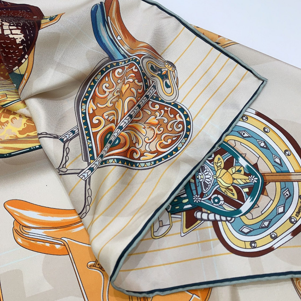 Hermès 90cm 100% Pure Silk Square Scarf!