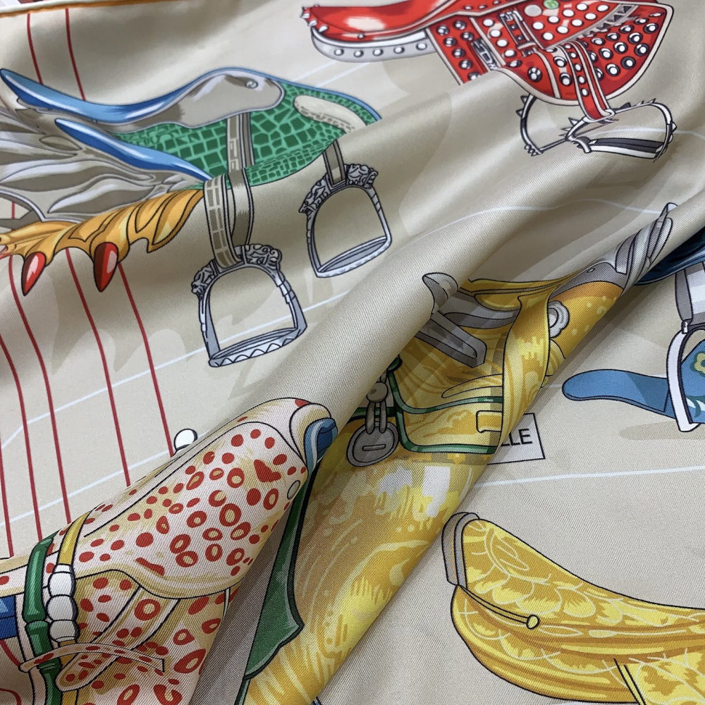 Hermès 90cm 100% Pure Silk Square Scarf!