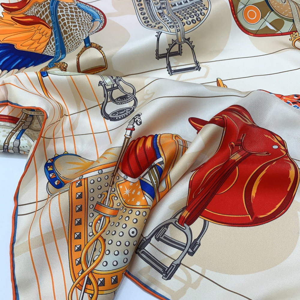 Hermès 90cm 100% Pure Silk Square Scarf!