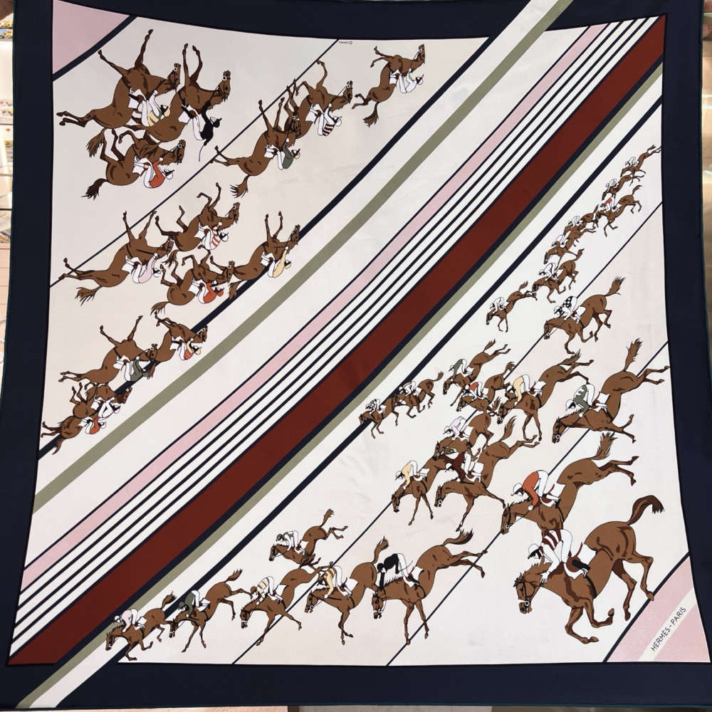 Hermès 90cm 100% Pure Silk Square Scarf!