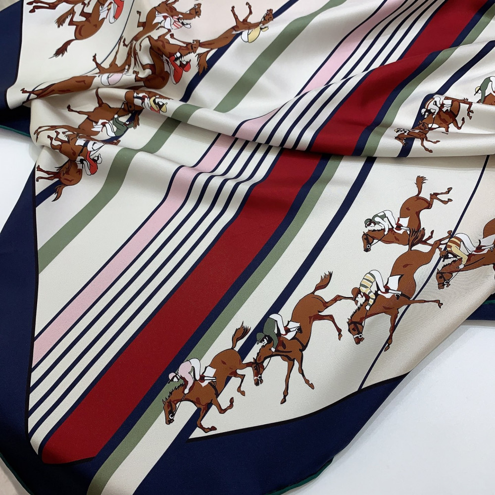 Hermès 90cm 100% Pure Silk Square Scarf!