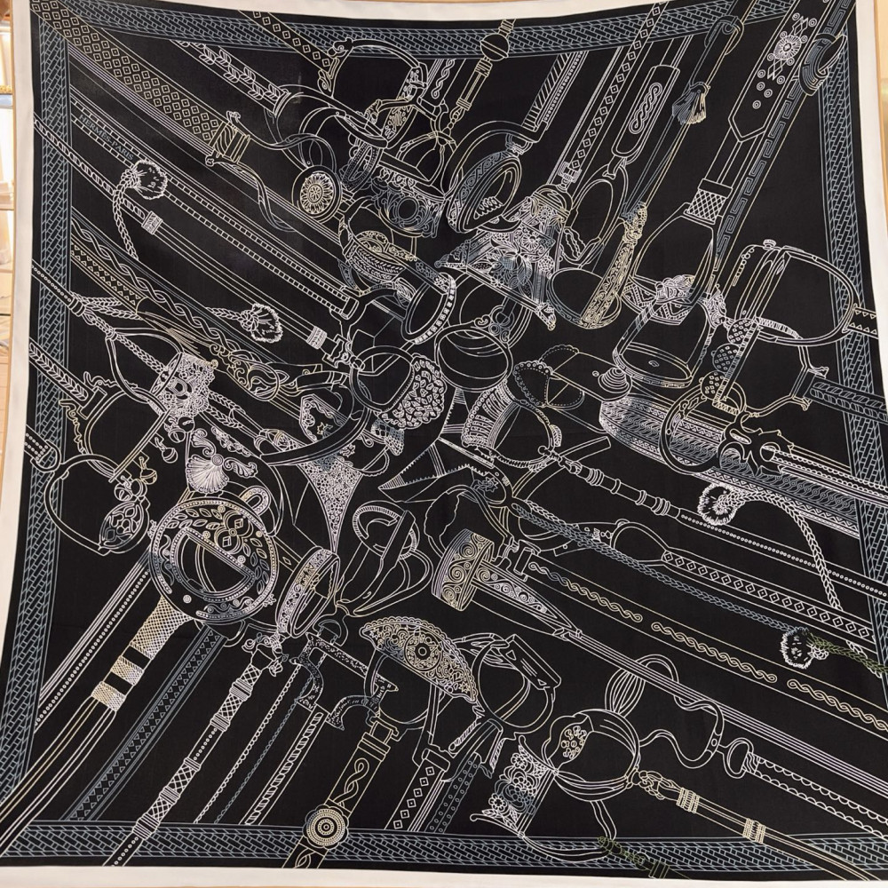 Hermès 90cm 100% Pure Silk Square Scarf!