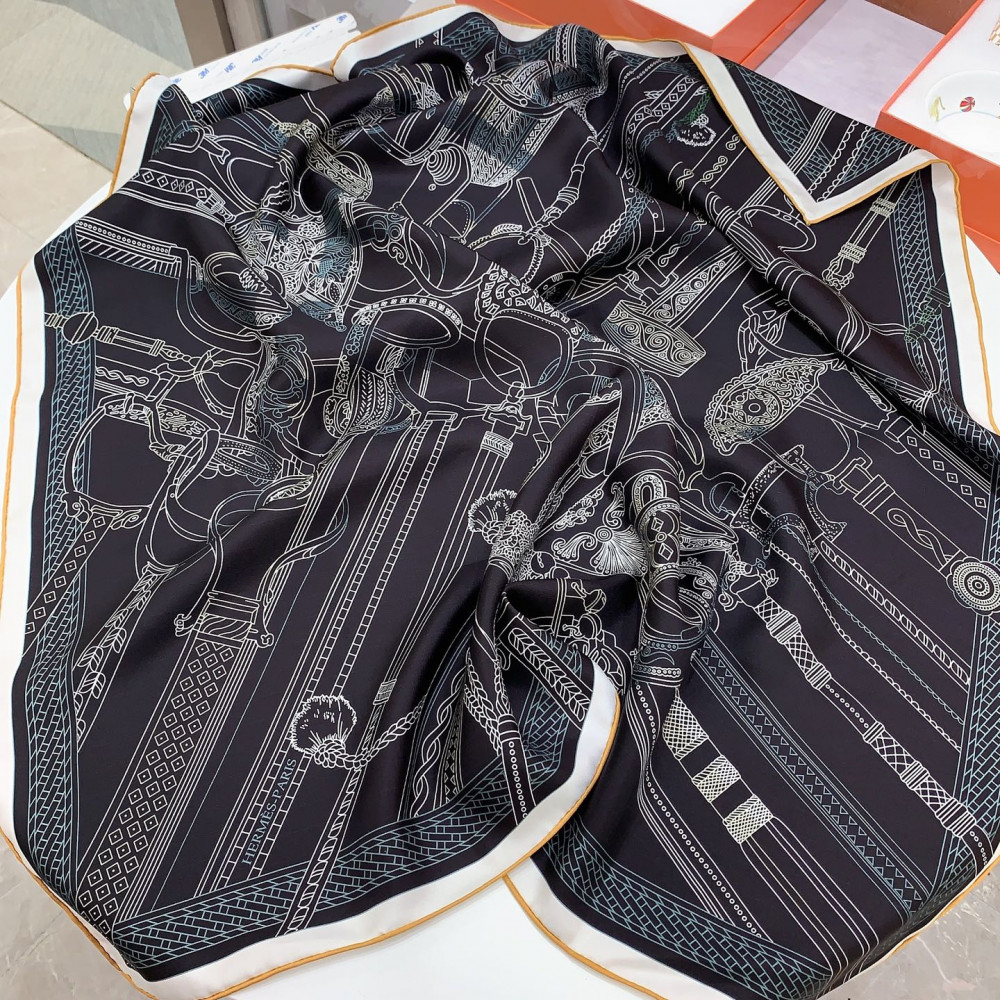 Hermès 90cm 100% Pure Silk Square Scarf!