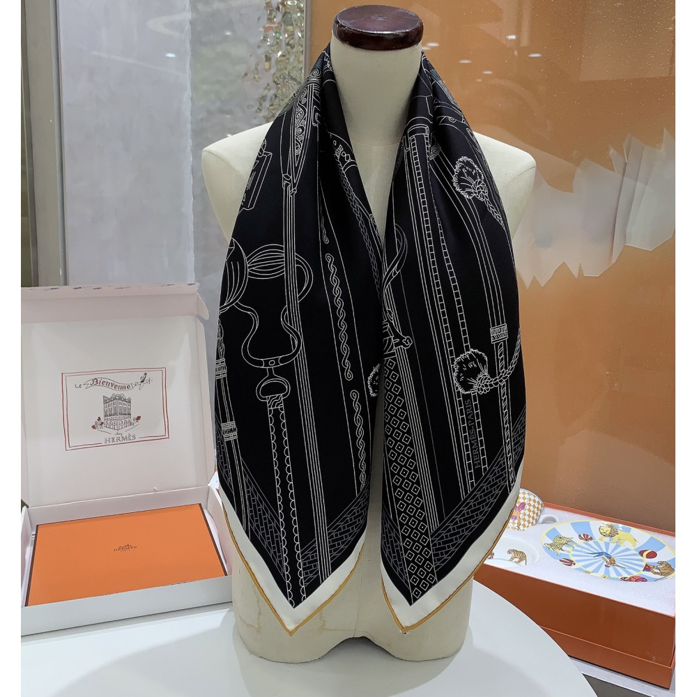 Hermès 90cm 100% Pure Silk Square Scarf!