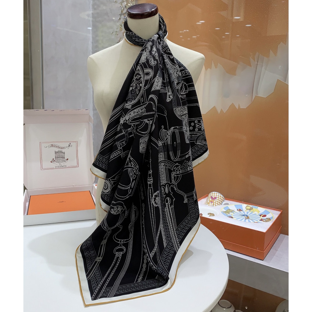 Hermès 90cm 100% Pure Silk Square Scarf!