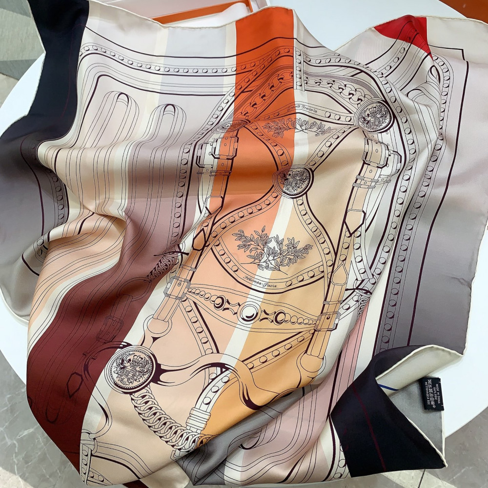 Hermès 90cm 100% Pure Silk Square Scarf!
