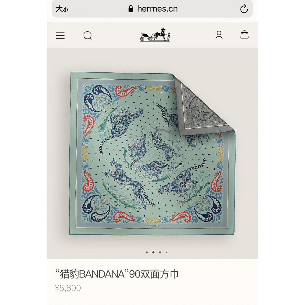 Hermès 90cm 100% Pure Silk Square Scarf!