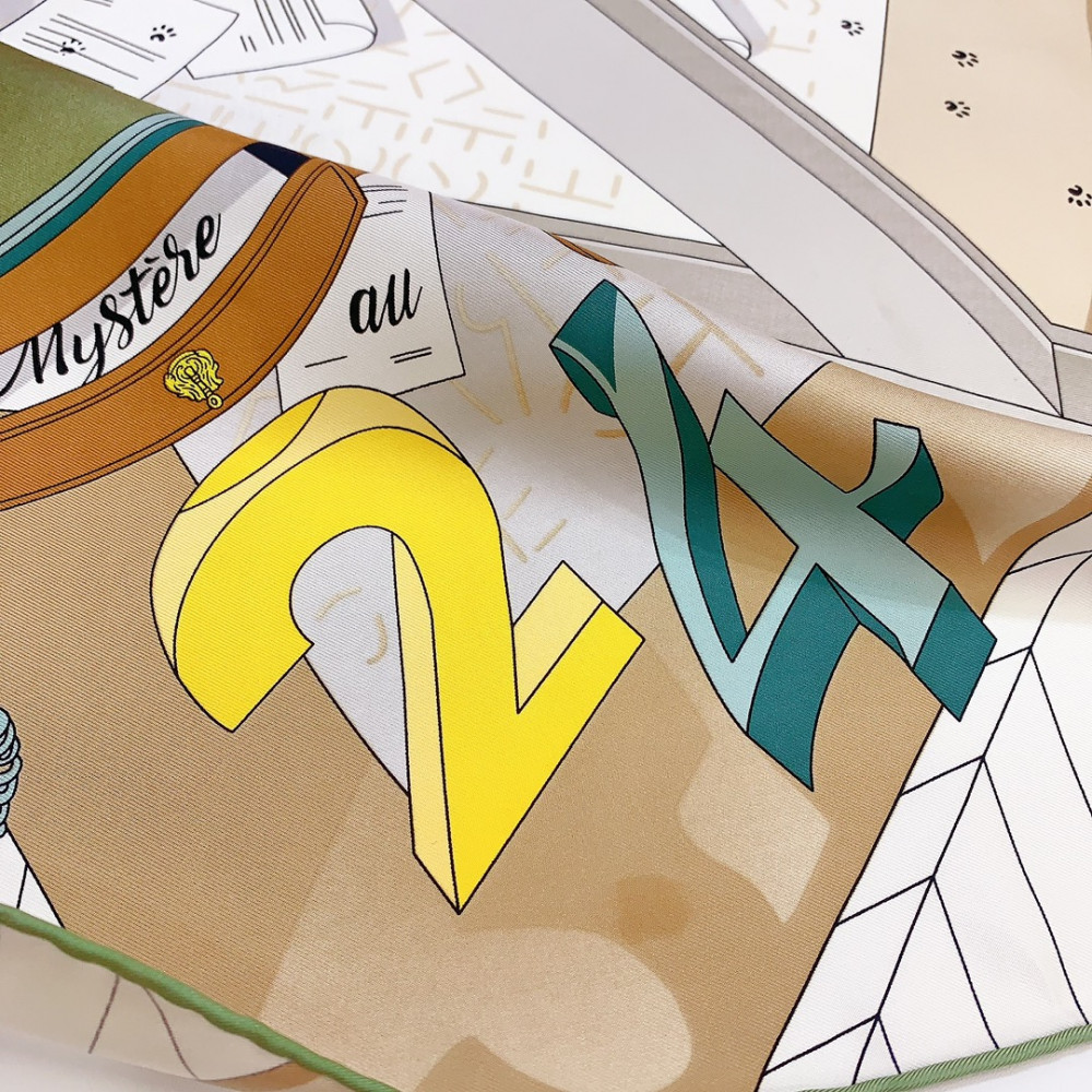 Hermès 90cm 100% Pure Silk Square Scarf!