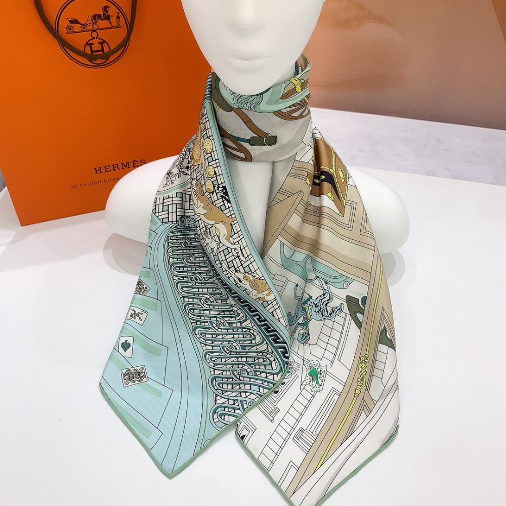 Hermès 90cm 100% Pure Silk Square Scarf!