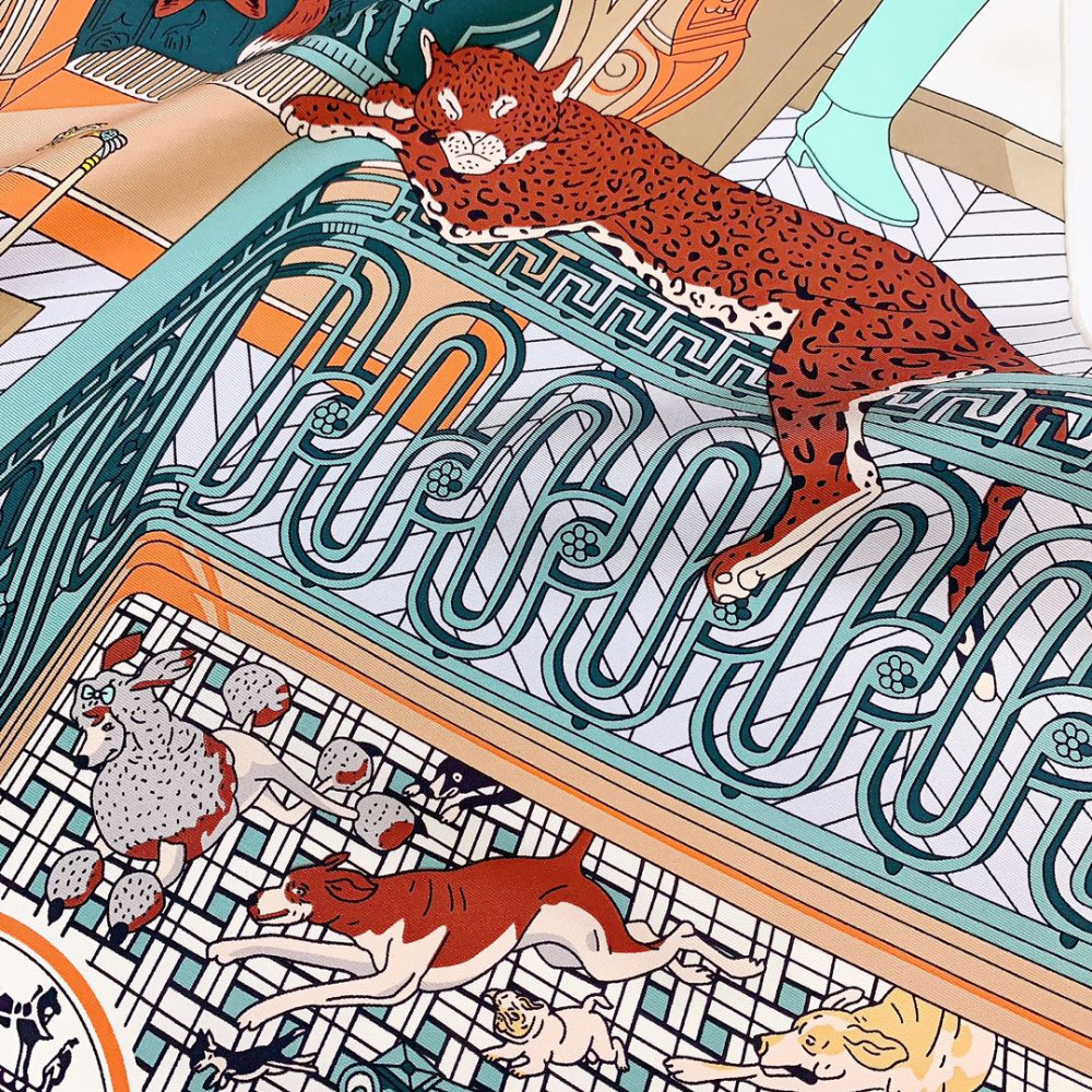 Hermès 90cm 100% Pure Silk Square Scarf!