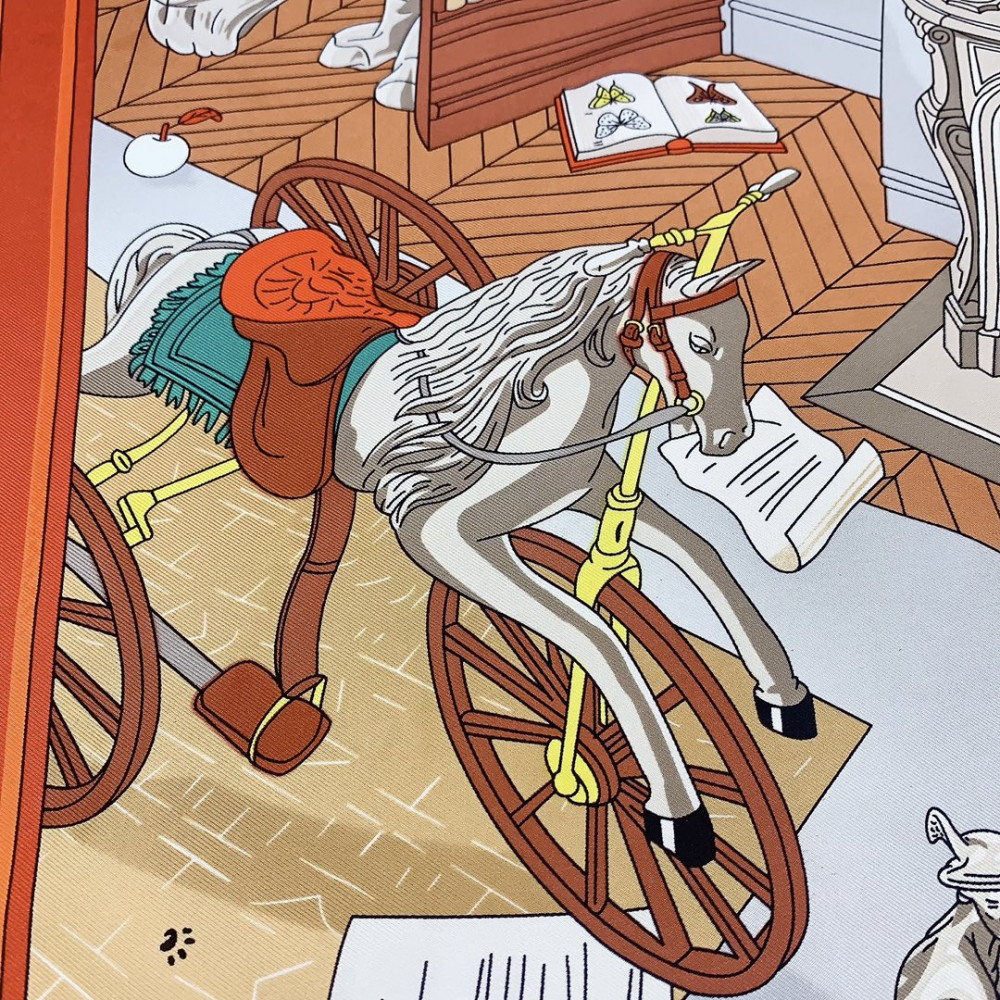 Hermès 90cm 100% Pure Silk Square Scarf!