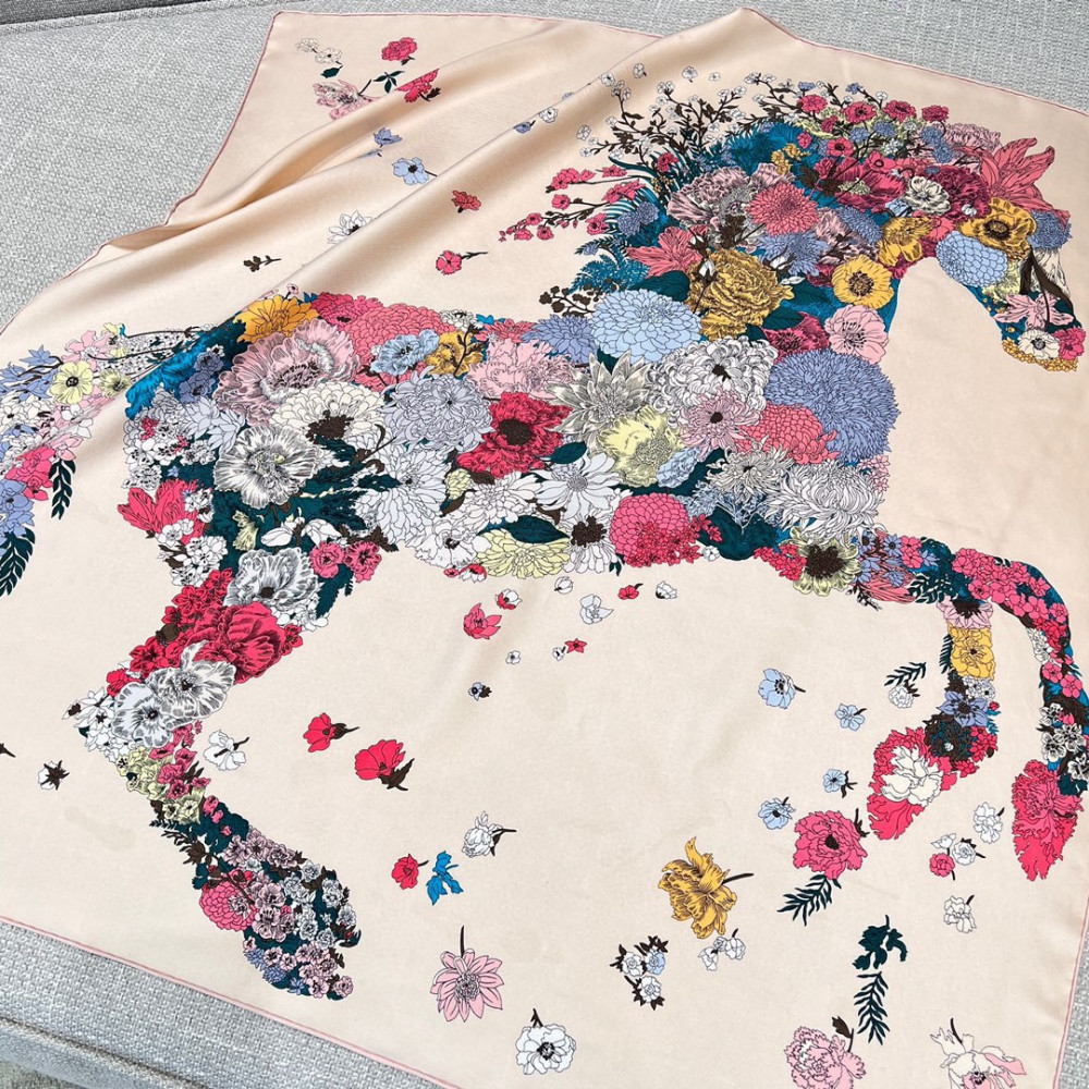 Hermès 90cm 100% Pure Silk Square Scarf!