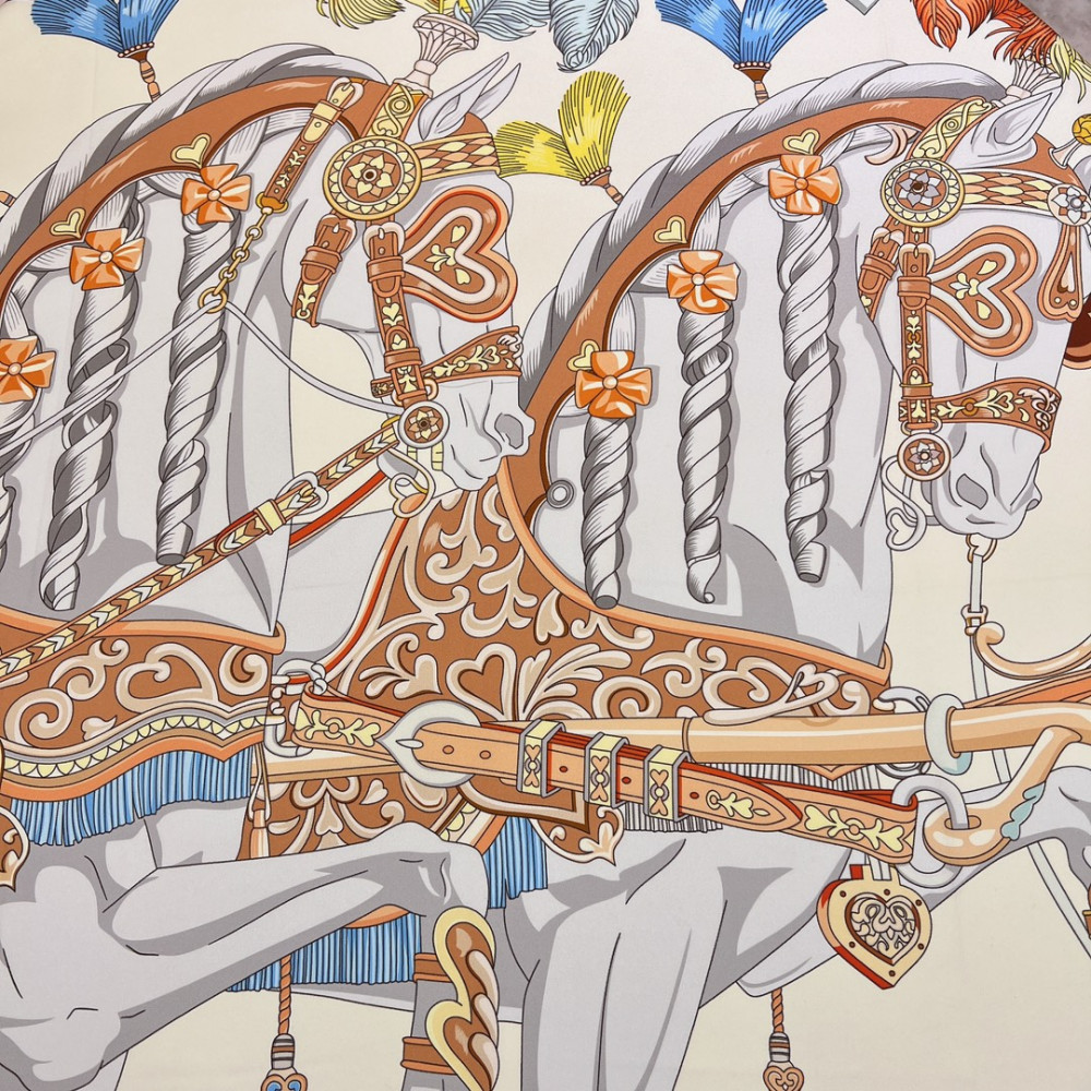 Hermès 90cm 100% Pure Silk Square Scarf!