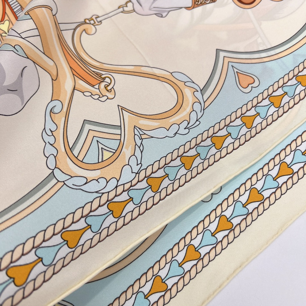 Hermès 90cm 100% Pure Silk Square Scarf!