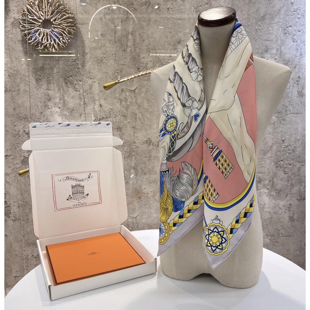 Hermès 90cm 100% Pure Silk Square Scarf!