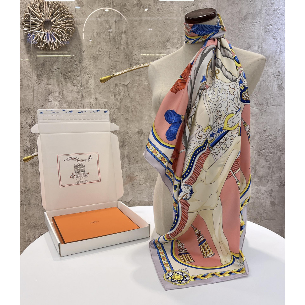 Hermès 90cm 100% Pure Silk Square Scarf!