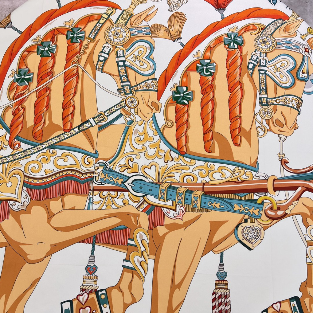 Hermès 90cm 100% Pure Silk Square Scarf!