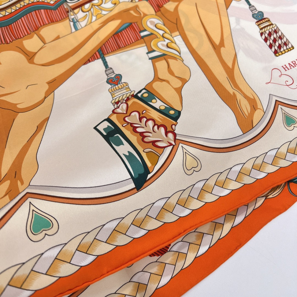 Hermès 90cm 100% Pure Silk Square Scarf!