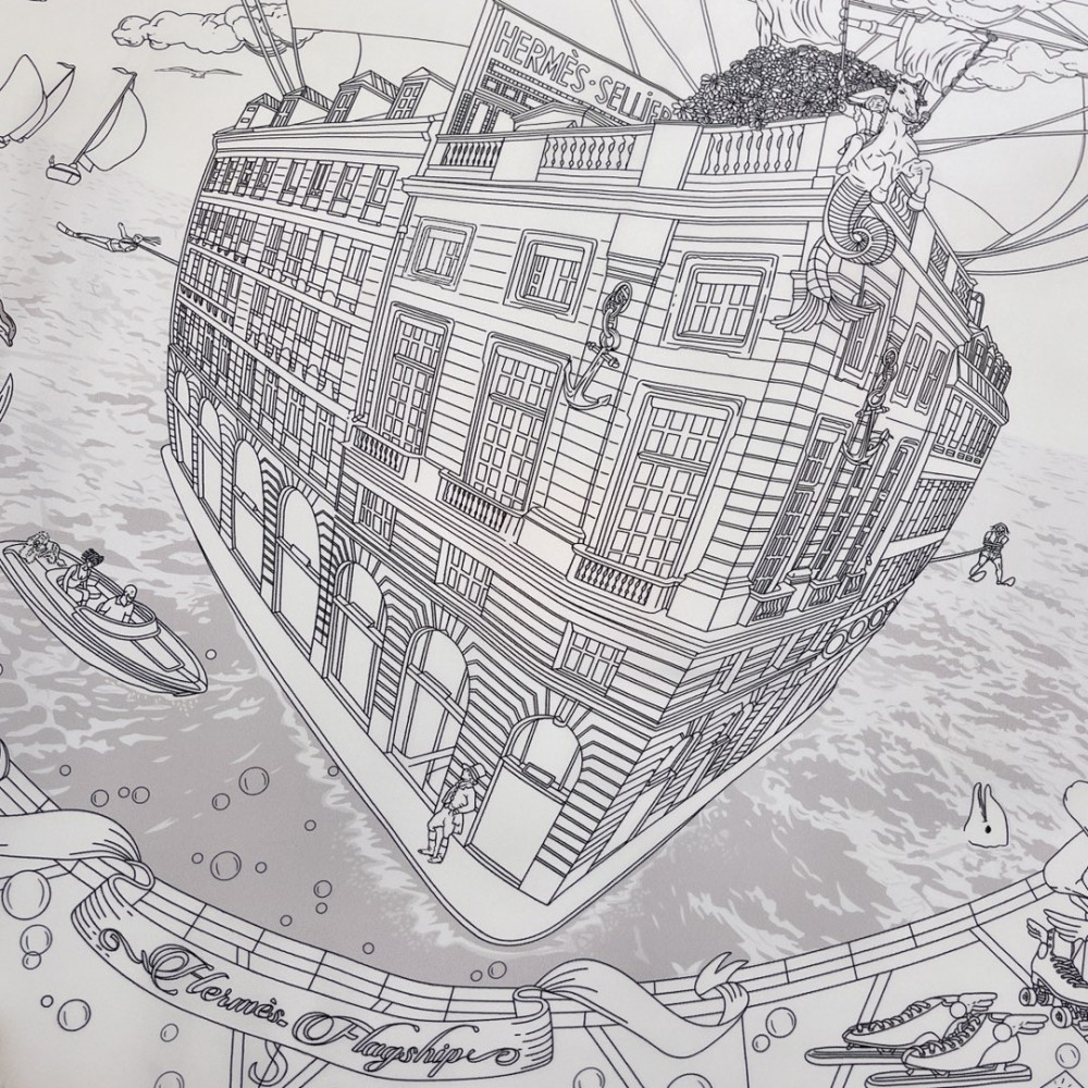 Hermès 90cm 100% Pure Silk Square Scarf!